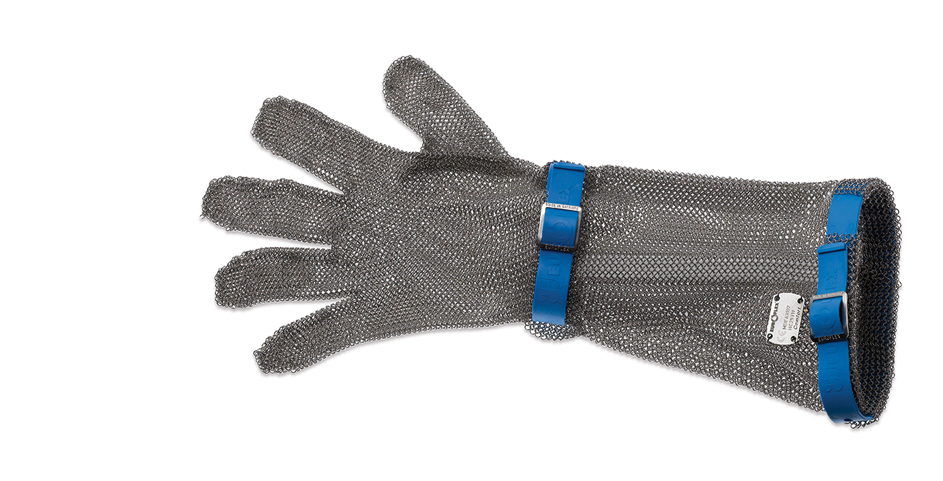 Euroflex-Handschuh / Stechschutz, 5 Finger, 19cm Stulpe