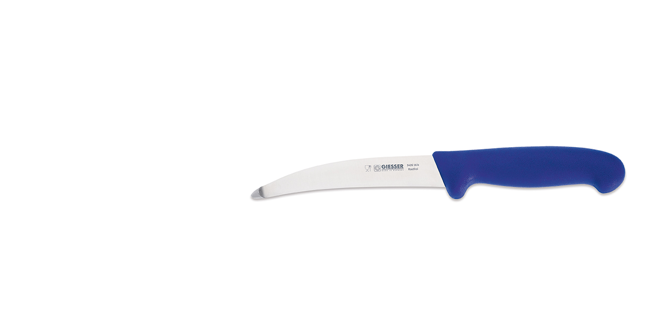 Gekrösemesser 3426, 16 cm, Stahlknopf