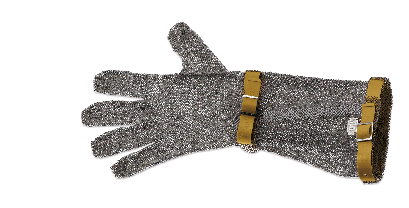 Euroflex-Handschuh / Stechschutz, 5 Finger, 19cm Stulpe