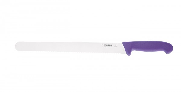 Aufschnittmesser 7705, Angewellt, Hellviolett, 31 cm